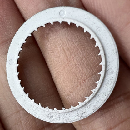 Generic Black Date Disk with Wheel for Miyota 8215 watch movement, date display at 6 o'clock position