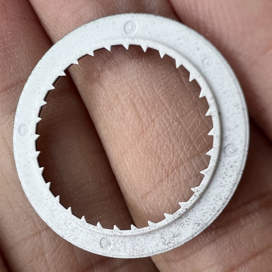 Generic Black Date Disk with Wheel for Miyota 8215 watch movement, date display at 6 o'clock position