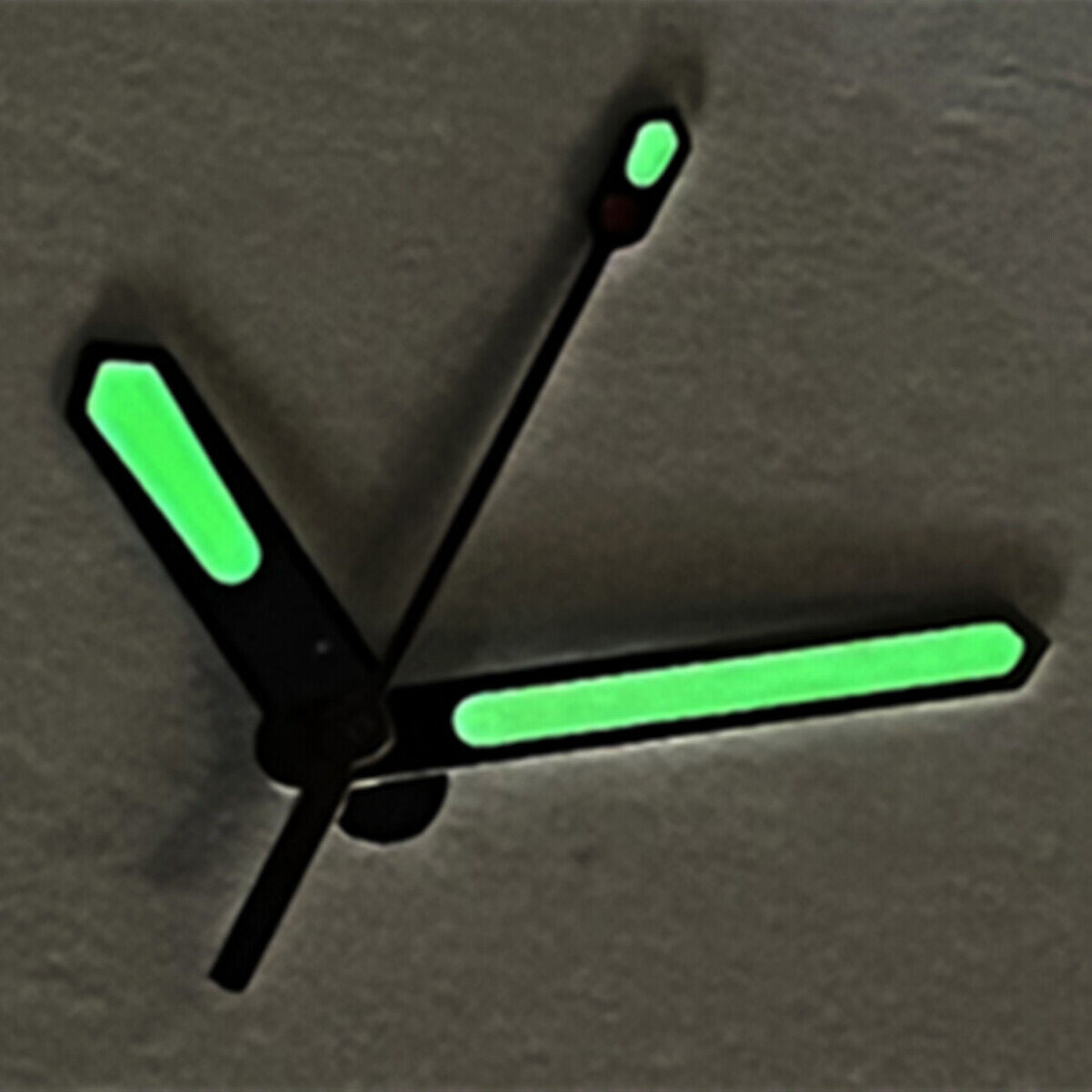 Silver and gold trim C3 Super Lume watch hands for SKX007, compatible with NH35/NH36 Seiko movements