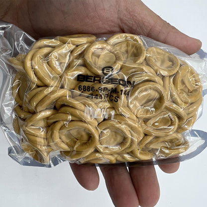 Bergeon 6886-SP-M Gummi-Fingerschutz-Fingerhut-Schutzhüllen, 144 Stück 
