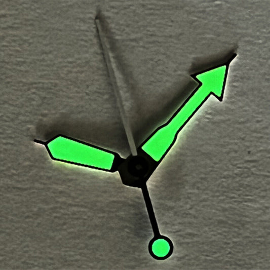 C3 Super Green lume hands for SKX007 watch, compatible with NH36/NH35 movement, precision design.