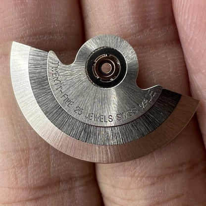 Rotor oscillating weight for ETA2824 watch movement, precise fit and durable spare part.