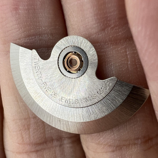 Rotor oscillating weight for ETA2824 watch movement, precise fit and durable spare part.