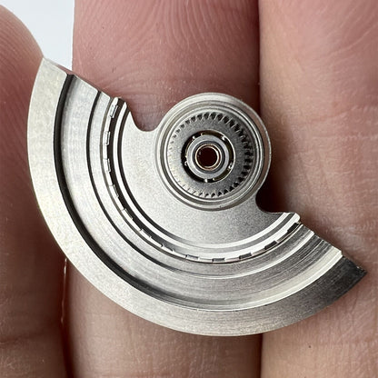 Rotor oscillating weight for ETA2824 movement, durable spare part, ensures precise watch function.