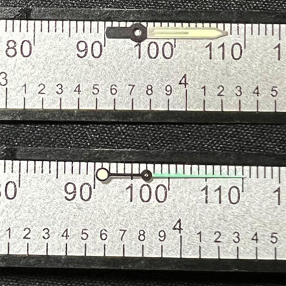 Diving C3 Super Green Lume watch hands with bright glow for NH35A/SKX007/SRP777