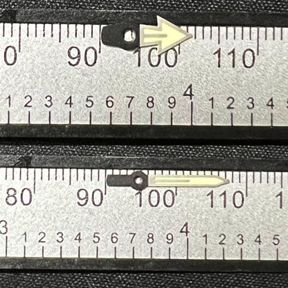 Diving C3 Super Green Lume watch hands for NH35A/SKX007/SRP777 with bright luminous finish