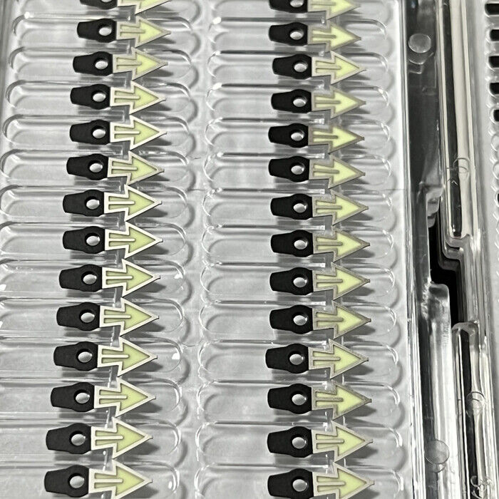 Diving C3 Super Green Lume watch hands for NH35A with bright luminous finish, perfect for night visibility.