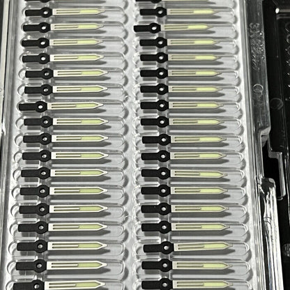 Diving C3 Super Green Lume watch hands for NH35A with bright luminous finish, precision fit accessory.