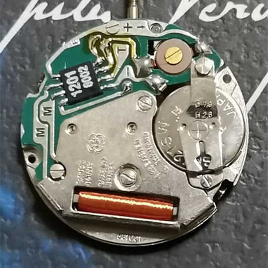 Mouvement à quartz <tc>ETA</tc> 581.001, fabrication suisse, 2 aiguilles, pièce de réparation de montre