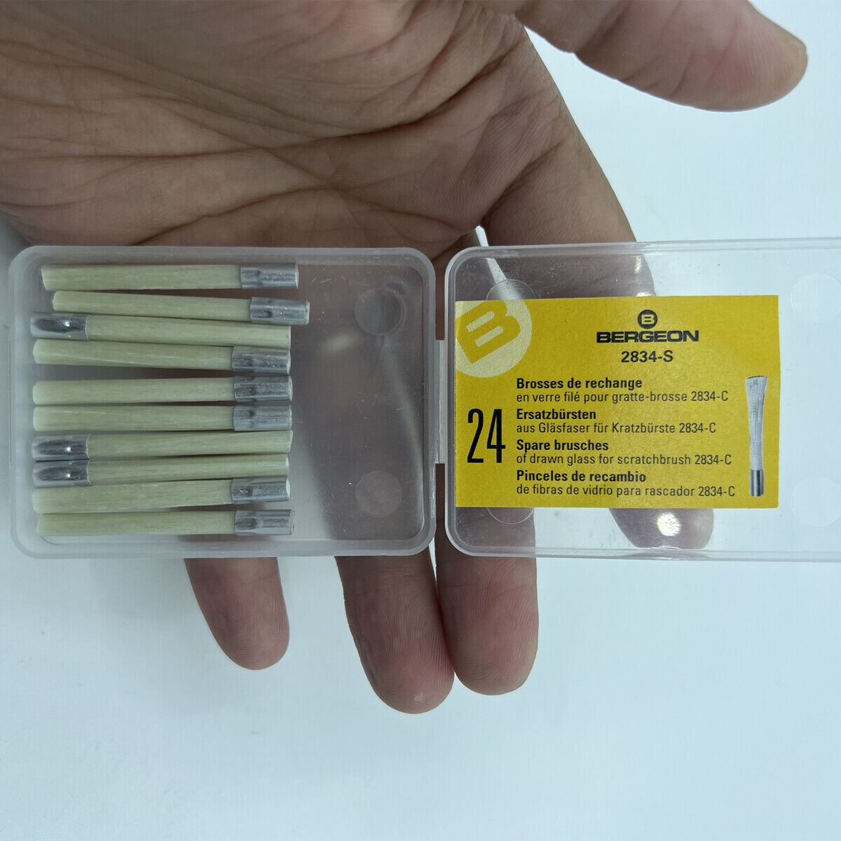 Bergeon 2834-S Glass Fibre Scratch Brush Refills Pack of 5/10/24PCS