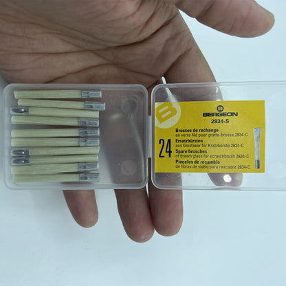 Bergeon 2834-S Glass Fibre Scratch Brush Refills Pack of 5/10/24PCS
