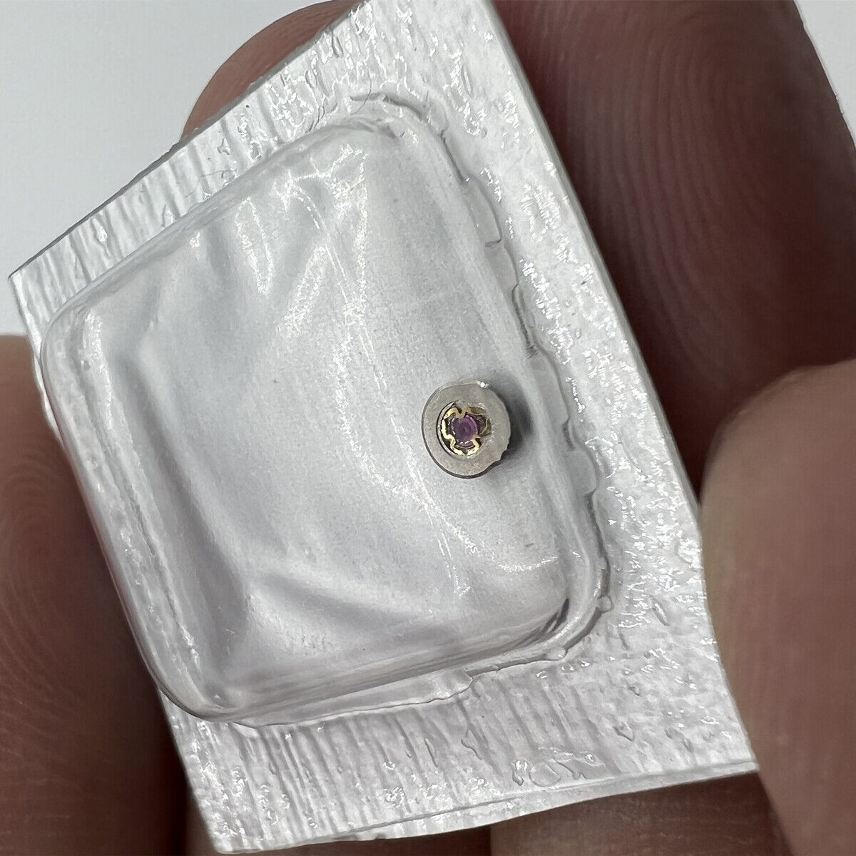 Generic watch part plate cap jewel for ETA/Seagull 2836/2834/2824 movement, precise repair fit.