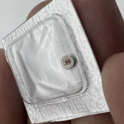 Generic watch part plate cap jewel for ETA/Seagull 2836/2834/2824 movement, precise repair fit.