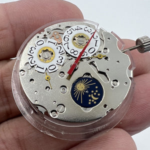 China Made Seagull T16 Big Date At 12 Automatic Mechanical Movement Moon Phase@6