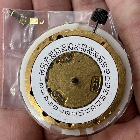 ETA 251.272 Watch Quartz Movement Swiss Made 3 Hands Date@4 Golden Movement
