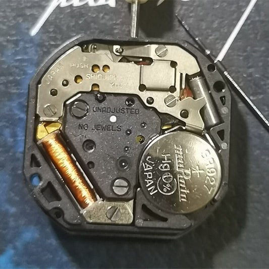 Japan Made YL49 quartz movement with 3 hands and day-date function for watch repair.