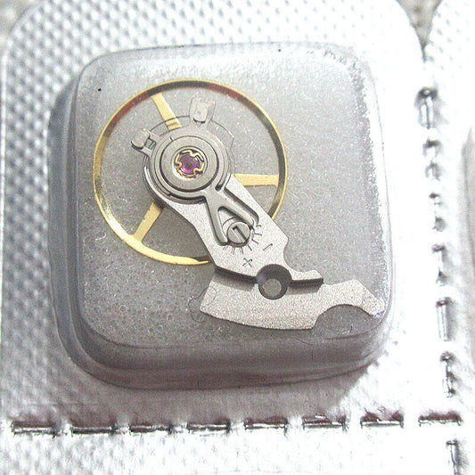 Silver balance wheel with splint for Seagull and ETA 2824, 2836, 2834 watch movements.