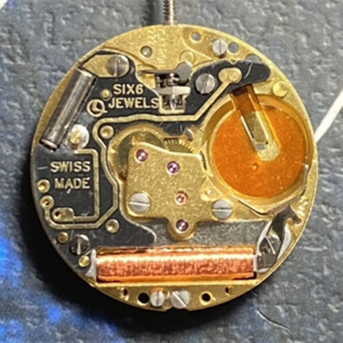 ISA 222 golden quartz movement for lady watch repair, precise timekeeping by ISA brand