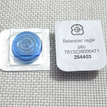 Original Swiss Made ETA #254403 balance wheel for 2892 watch movement, precision-crafted for reliable timekeeping.