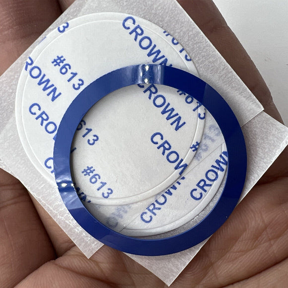 38mm/30.5mm Blue No Carved Font Bevel Aluminum Watch Bezel Insert Watch Parts
