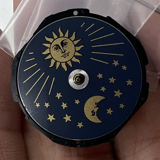 Hattori Epson TMI PC39 quartz watch movement, precision Japan-made component for watch repair.
