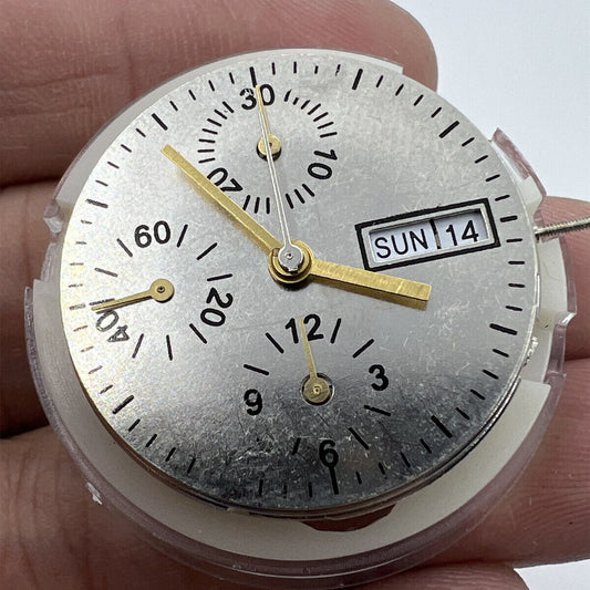 Asiatisches 7750-Automatik-Chronographenwerk, Tag/Datum@3, ETA 7750-Konfiguration