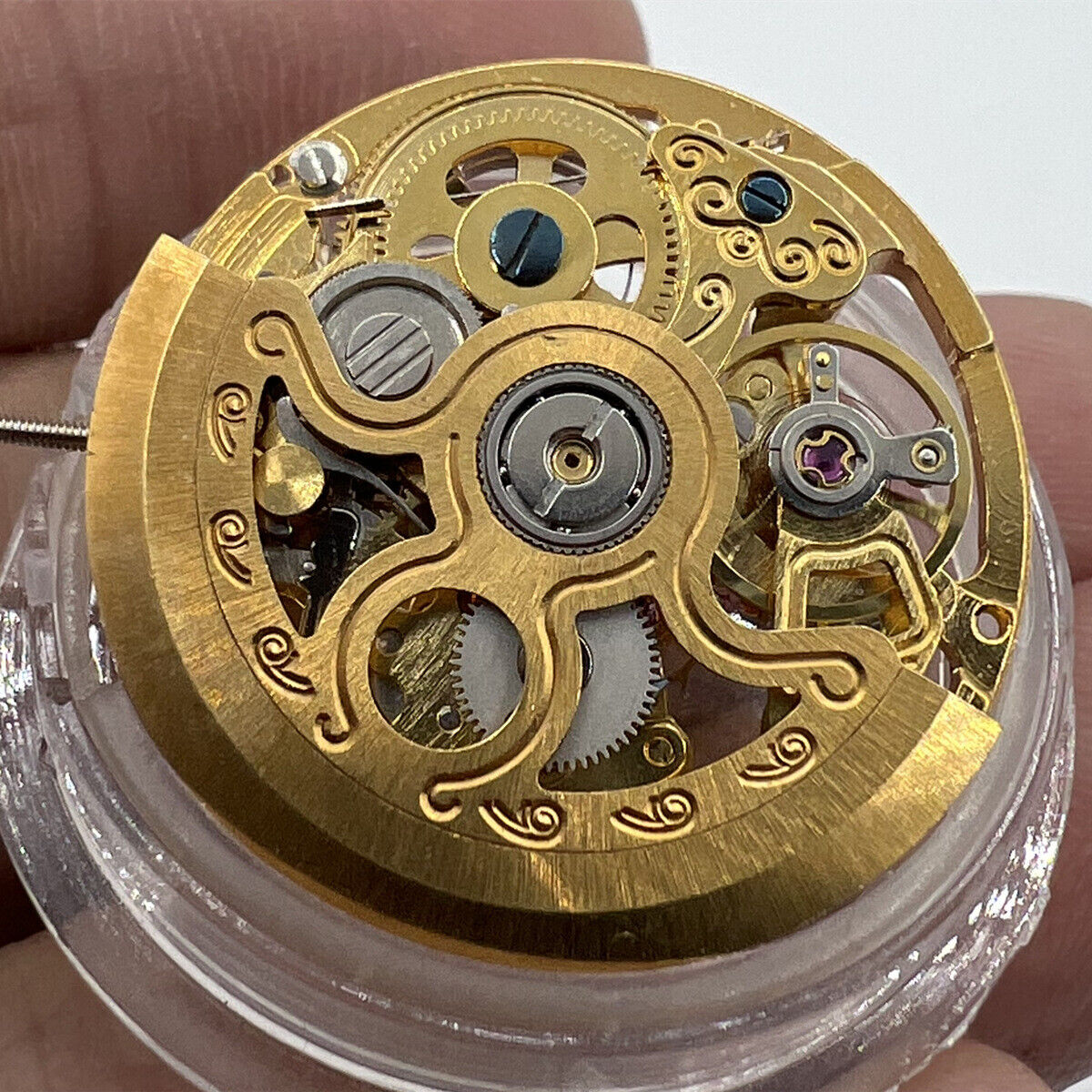 Golden Hollow 2189 automatic mechanical watch movement with precision engineering, ideal for watch repair and customization.