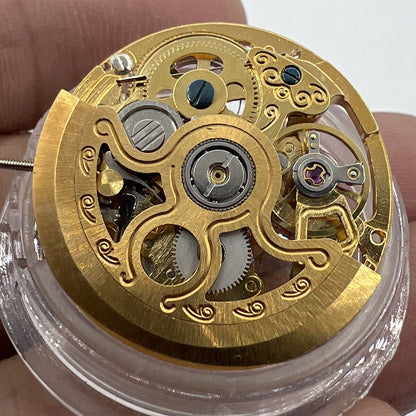 Golden Hollow 2189 automatic mechanical watch movement with precision engineering, ideal for watch repair and customization.