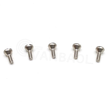 Watch case cushion mount screws for Miyota 8215 8200 movement, precision fit.