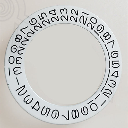 White date wheel overlay for ETA2824, 2836, Miyota 8215/8200 watch movements with date at 3,.