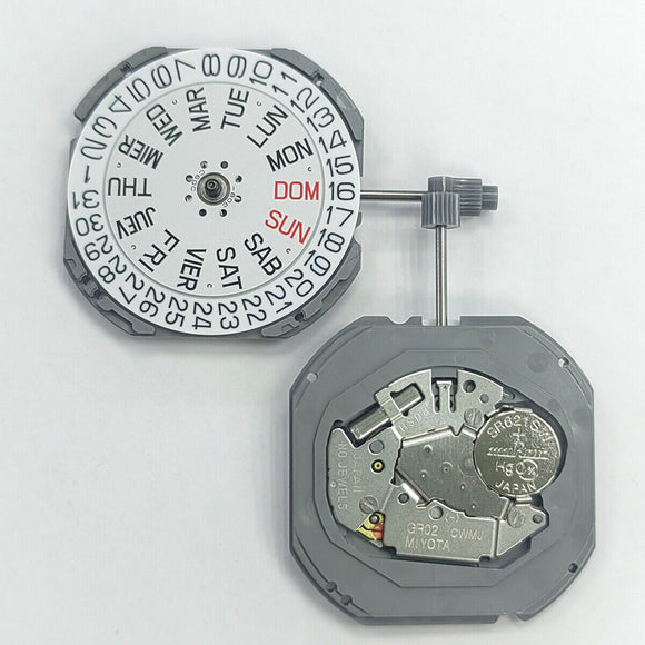 Miyota GR02 Japan Made Quartz Movement Replacement of Miyota 1S13 Movement