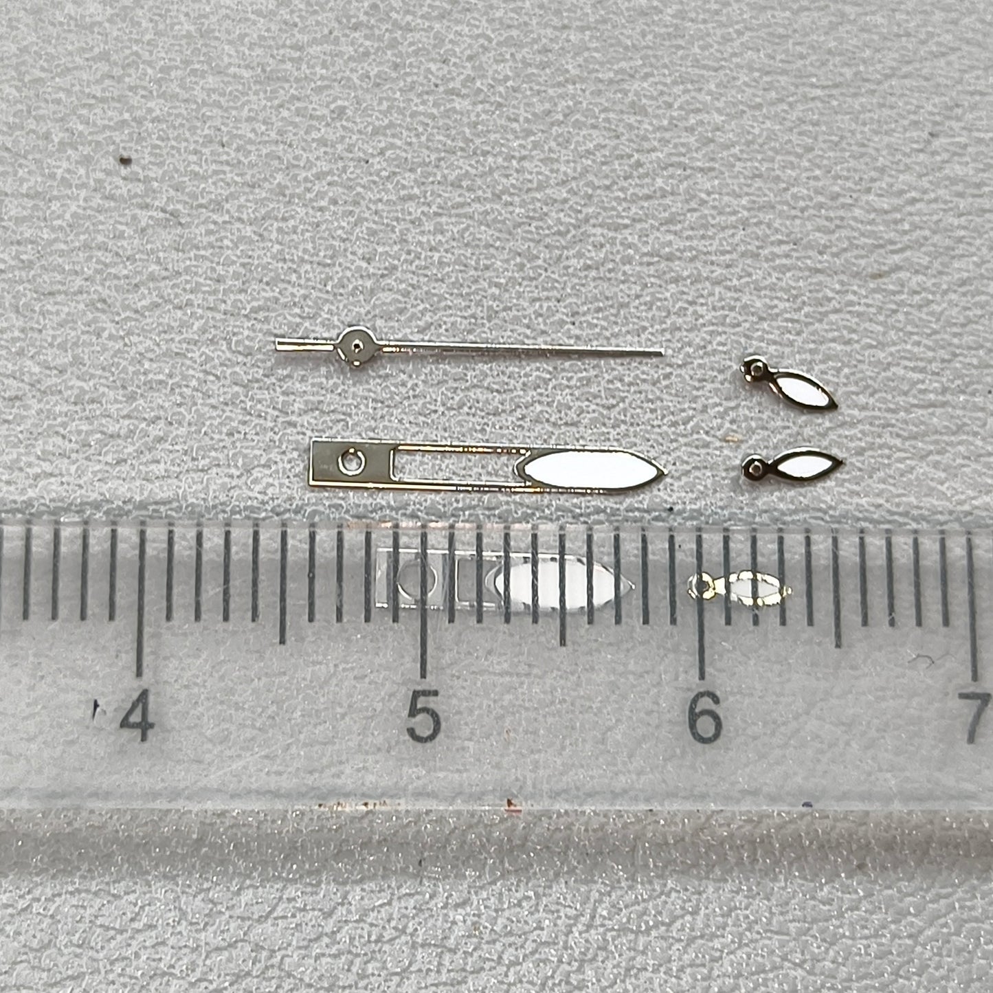 13mm Hollow Silver Trim Watch Hands for OS10 OS60 OS80 Movement Watch Part
