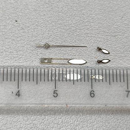 13mm Hollow Silver Trim Watch Hands for OS10 OS60 OS80 Movement Watch Part