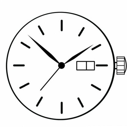 Hattori Epson TMI VD53 VD53C Watch Quartz Movement Date At 3/6/4:30