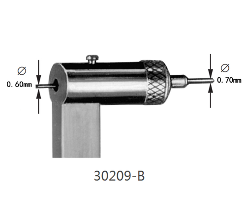 Bergeon replacement broach pins for Swiss screw extractor, precise watch repair tool accessory.