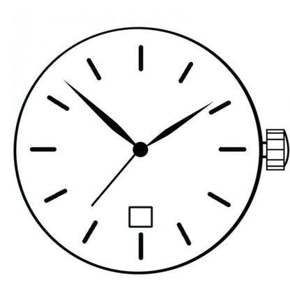 Miyota 9U13 Japan Quartz Movement Date At 3 /6