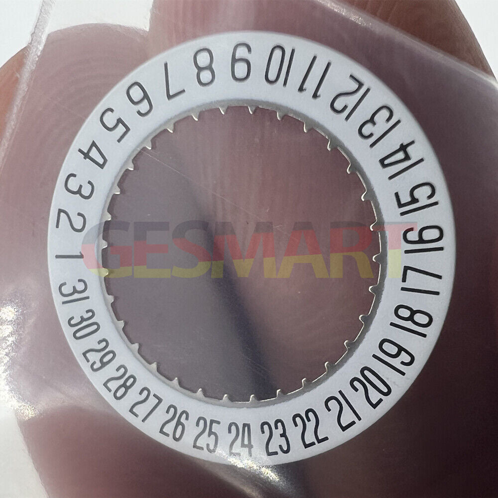 White date disk wheel showcasing date at 6 o'clock, compatible with ETA F04.111 watch movements.