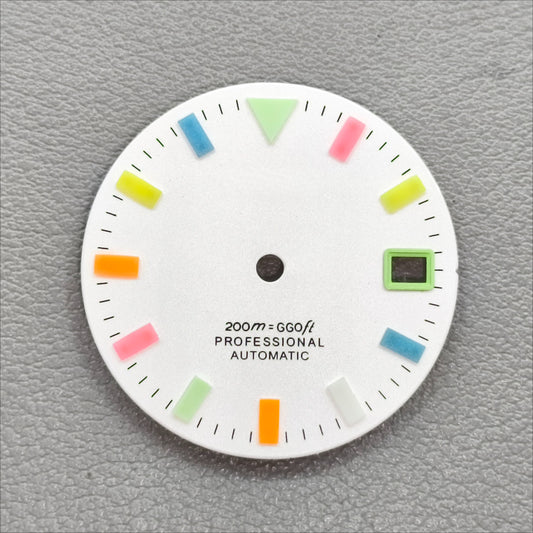 watch dial with S logo