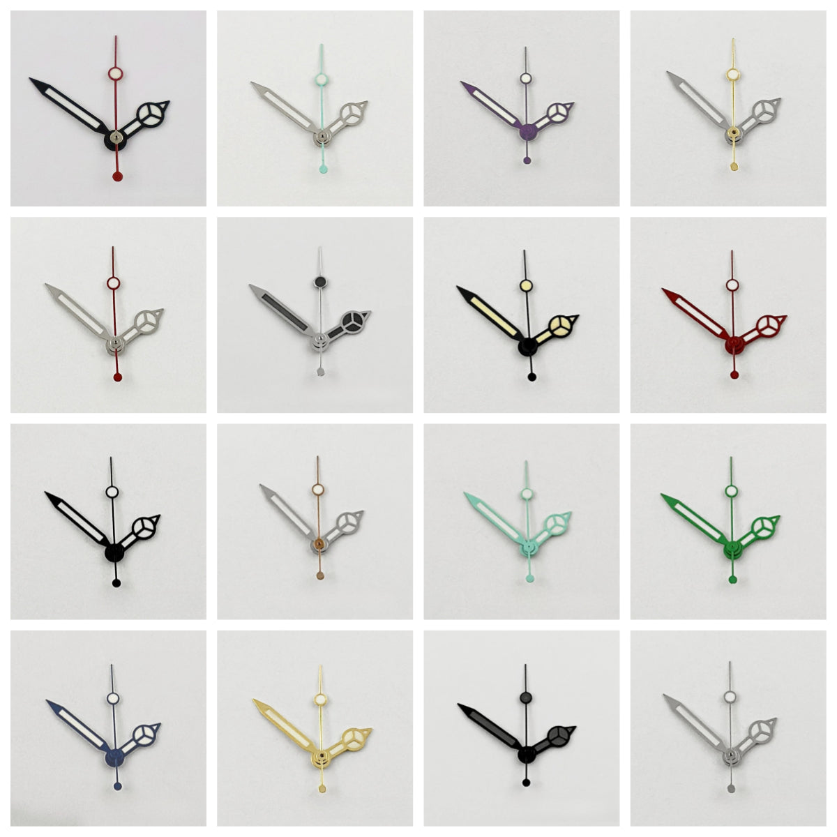 Multicolor with Green Luminous SUB Watch Hands for NH34 NH35 NH36 4R 7S