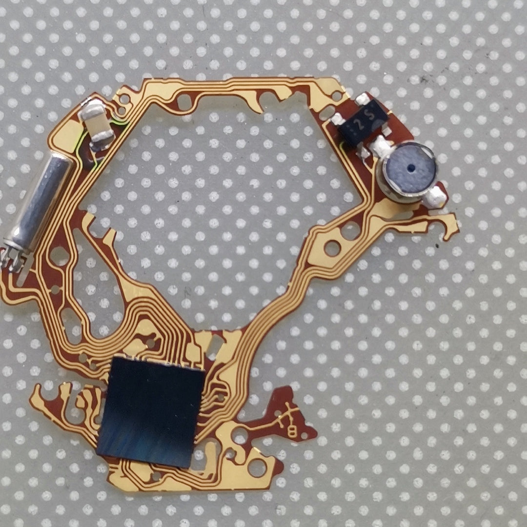 Seiko 5T52B quartz movement circuit board, original Japan-made watch part for precise timekeeping