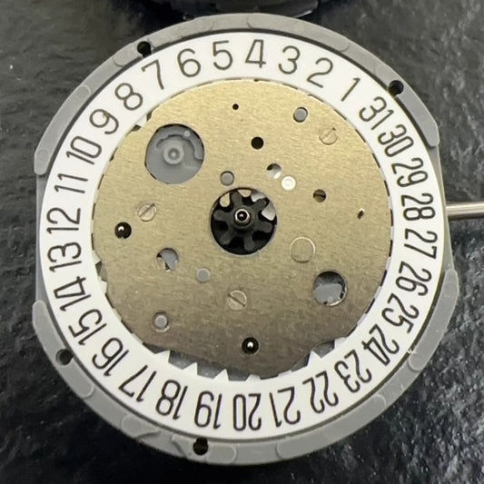 Japan Made FS20 quartz movement watch part with date at 12 for multifunctional timepieces.
