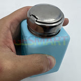 180ml Blue Liquid Alcohol Bottle Container Refillable Air Pump Repair Tools