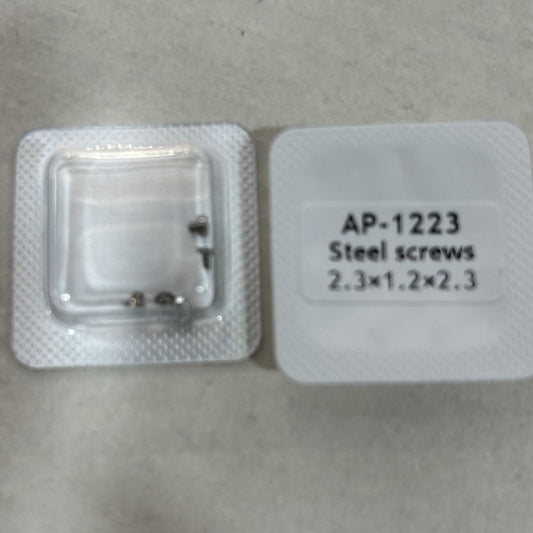 2,3 x 1,2 x 2,3 mm AP-Uhrengehäuse-Rückdeckelschrauben für Audemars Piguet-Uhrenteil