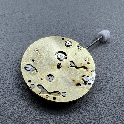 Swiss ISA 9238 Golden Multifunctional Quartz Movement 6 Hands