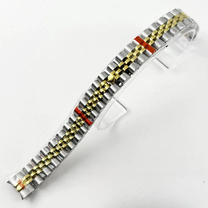 31MM Round Bezel Sapphire Glass Jubilee bracelet Watch Case Ladies Fit NH05 NH06