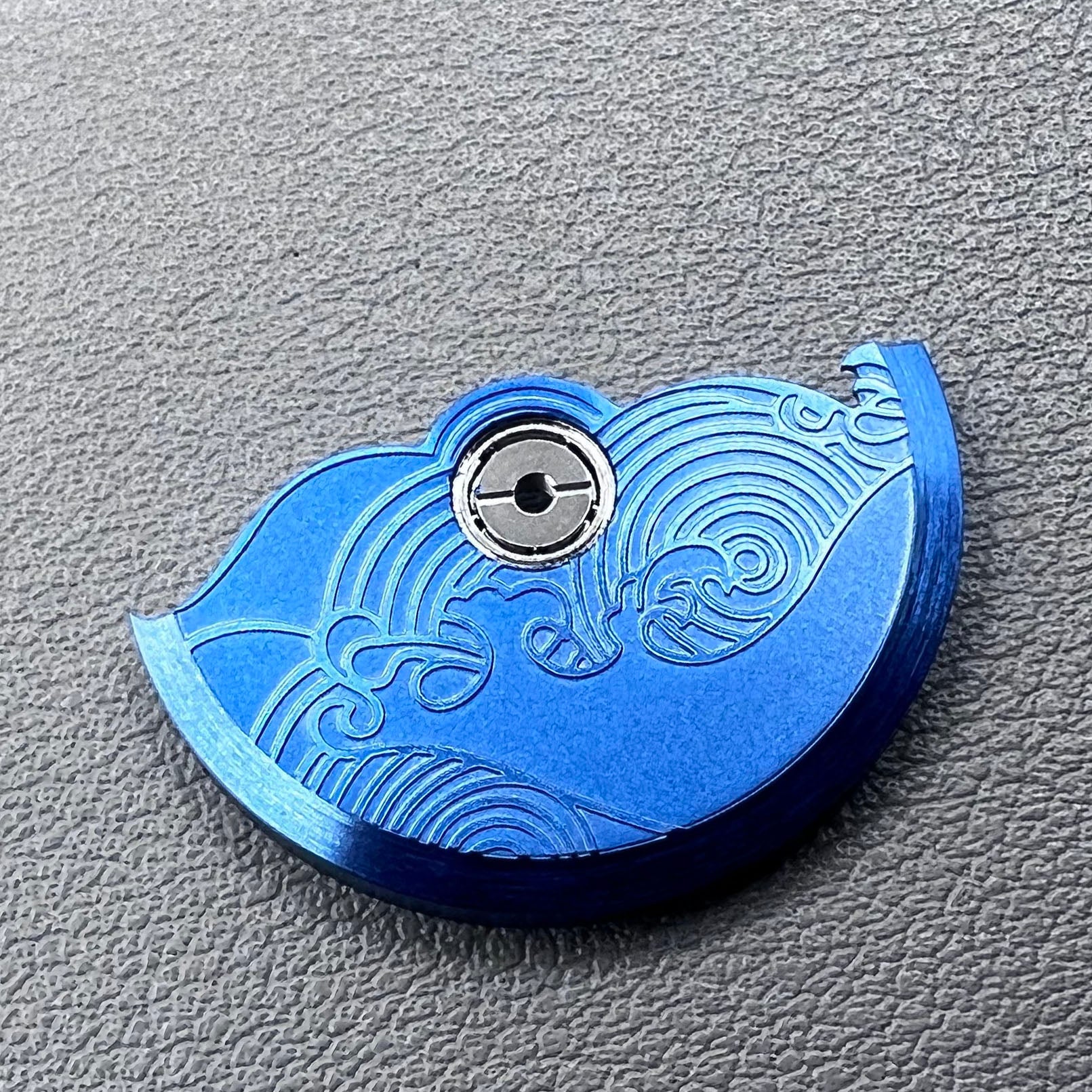 Auspicious Cloud Blue rotor oscillating weight for NH35 NH36 watch movements