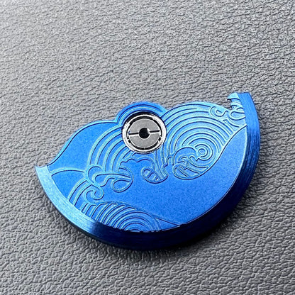 Auspicious Cloud Blue rotor oscillating weight for NH35 NH36 watch movements