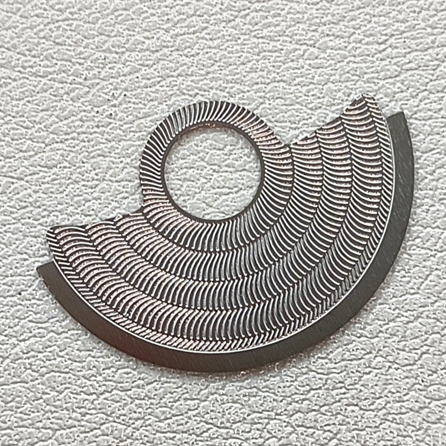 2 PIECES Black Causeway Pattern Rotor Oscillating Weight Overlay for NH35 NH36
