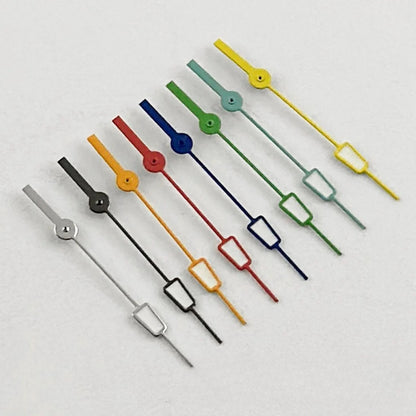12.5MM Multicolor Watch Hands for NH34 NH35 NH36 NH38 NH72 with Green Luminous