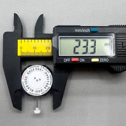 3 PIECES SL30 Quartz Movement Big Size Up&Down Date Day